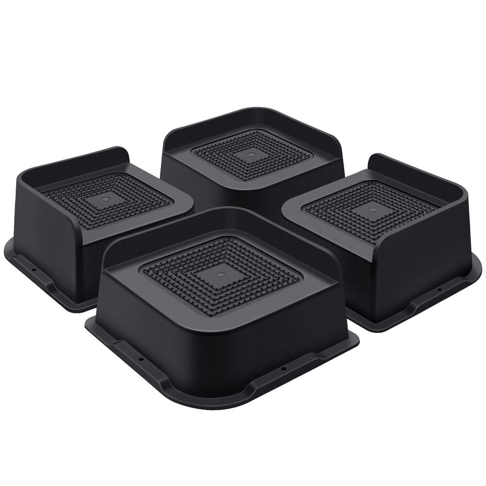 4 Pcs, Bed Risers 2 Inch Heavy Duty, Furniture Risers Desk Table Sofa Couch